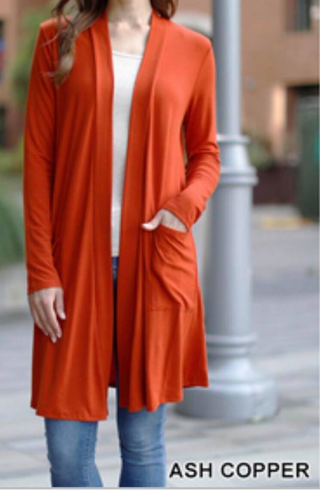 Long sleeve discount cardigan with pockets