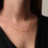 Personalized name necklaces!  These trendy necklaces look great with any outfit and are the perfect gift idea for friends and loved ones.