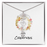 Beautiful birth flower necklace!