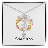Beautiful birth flower necklace!