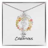 Beautiful birth flower necklace!