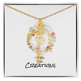 Beautiful birth flower necklace!