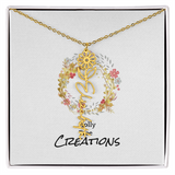 Beautiful birth flower necklace!