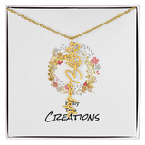 Beautiful birth flower necklace!