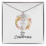 Beautiful birth flower necklace!