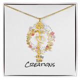 Beautiful birth flower necklace!