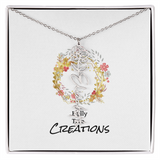 Beautiful birth flower necklace!