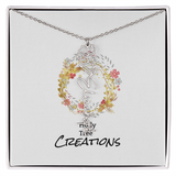 Beautiful birth flower necklace!