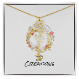 Beautiful birth flower necklace!
