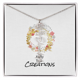 Beautiful birth flower necklace!