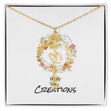 Beautiful birth flower necklace!