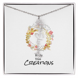 Beautiful birth flower necklace!