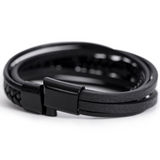 This finely crafted leather bracelet is the perfect way to show your faith and remind the wearer to always keep the faith!!  A beautiful gift for that special man in your life!!