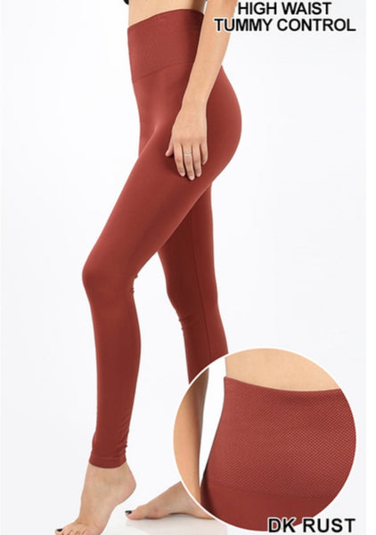 Womens High Waist Tummy Control Seamless Leggings