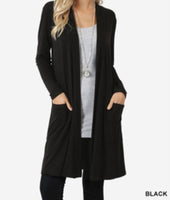 Long Sleeve Cardigan with pockets!