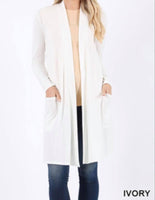 Long Sleeve Cardigan with pockets!